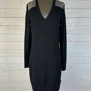 Michael Kors Black Dress with Metallic Accents